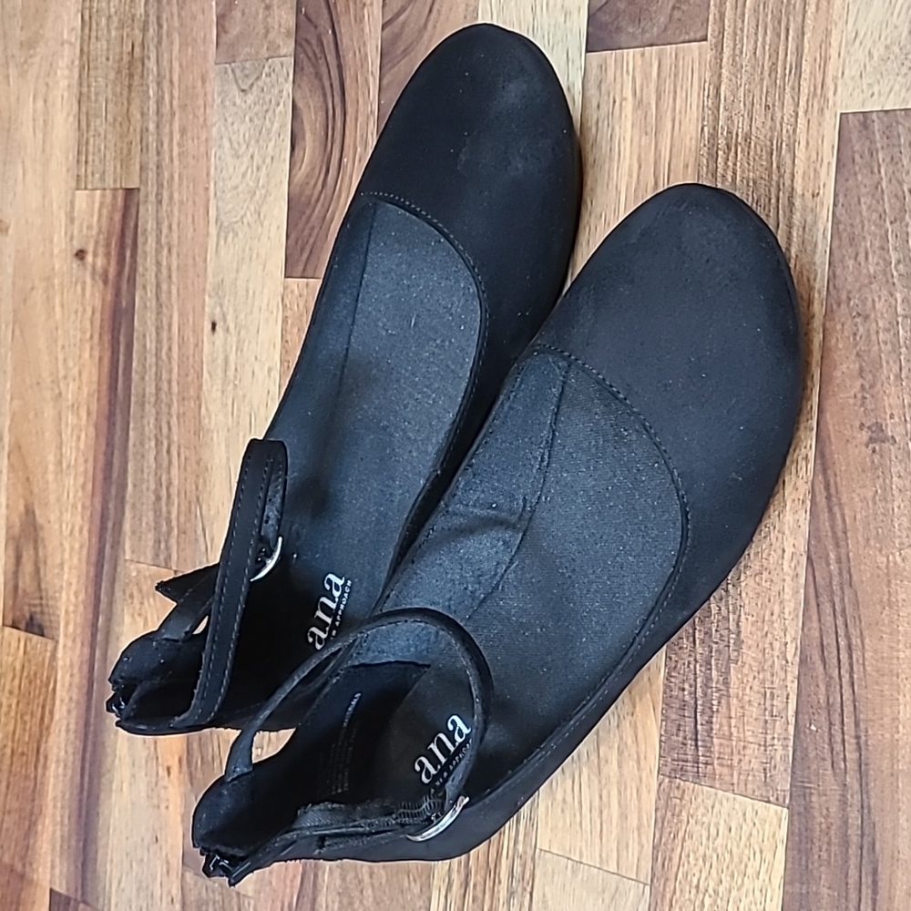A.n.a ballet flats w/ankle strap